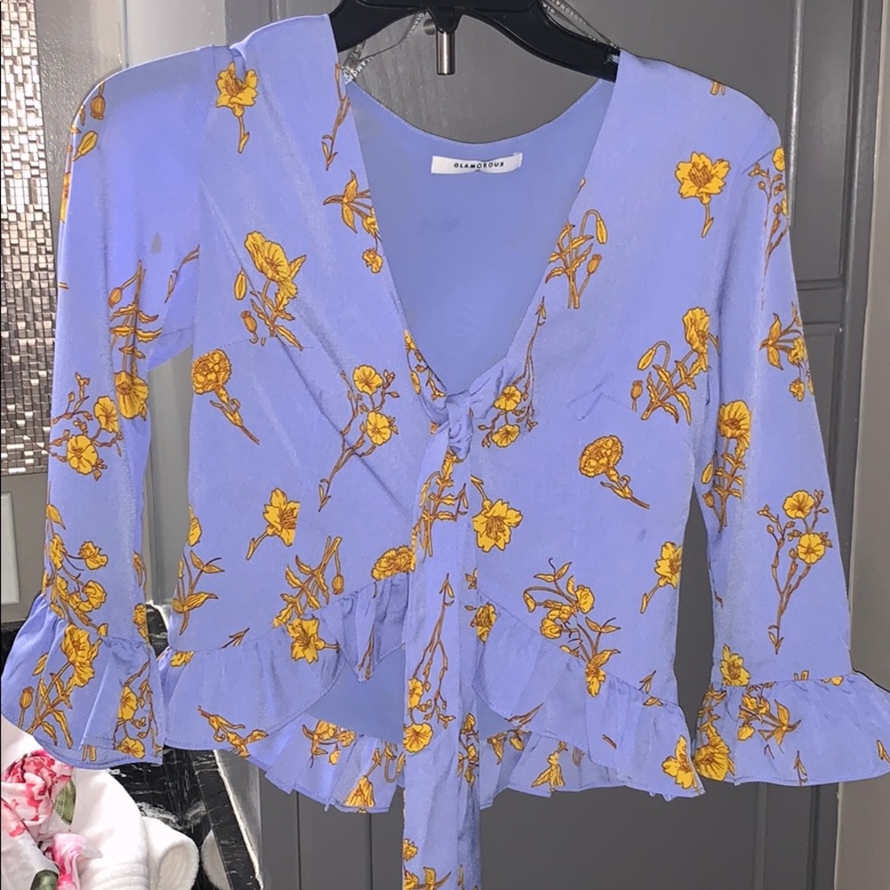 NWOT floral top!